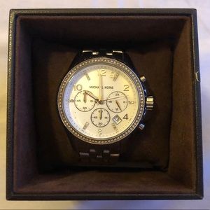 Michael Kors Silver Runway Watch